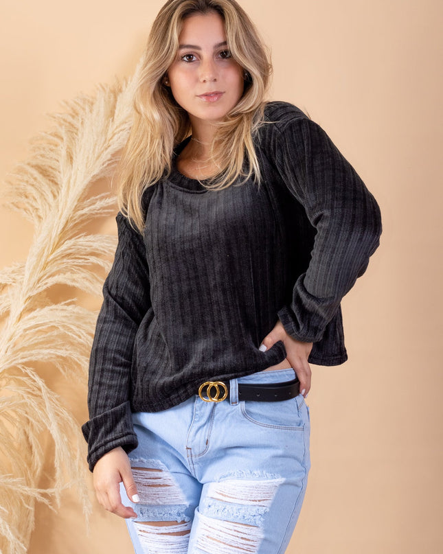 Chompa Elsa 2.0 - Negro - Tienda Nébula