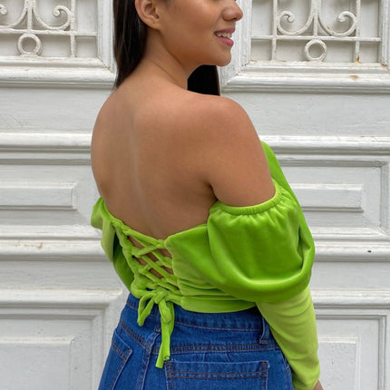 Corset July - Verde - Tienda Nébula