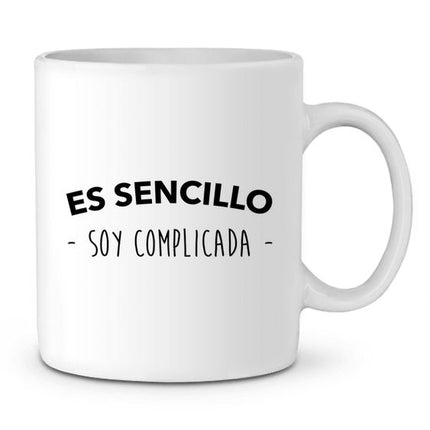 Taza personalizada - Soy Complicada