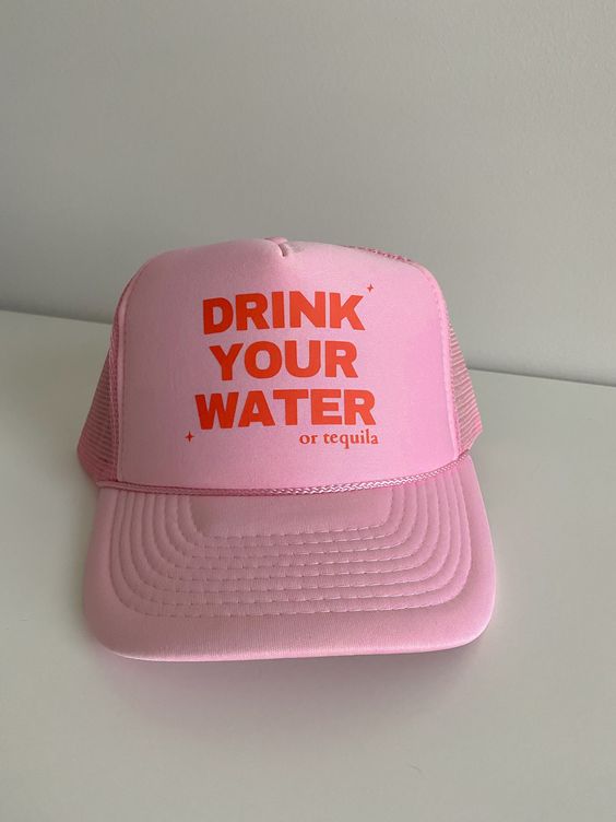 Gorra Unisex - Drink Your Water or Tequila - Tienda Nébula
