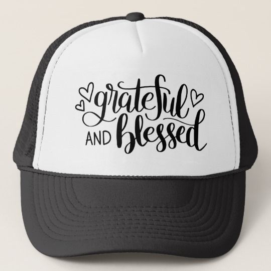 Gorra Unisex - Grateful and Blessed - Tienda Nébula