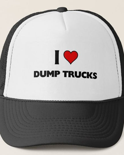 Gorra Unisex - I ♥ Dump Trucks - Tienda Nébula