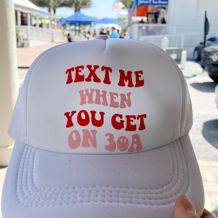 Gorra Unisex - Text Me - Tienda Nébula