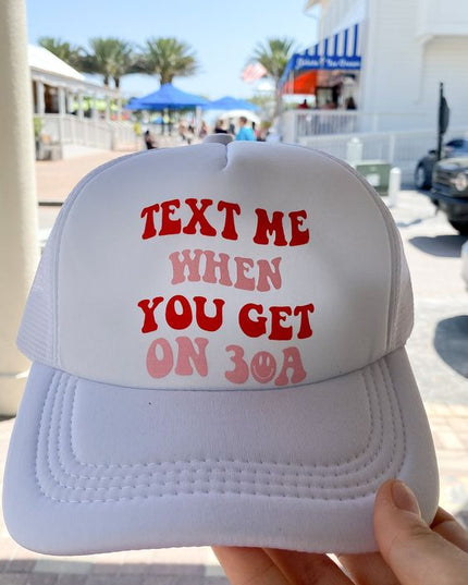 Gorra Unisex - Text Me - Tienda Nébula