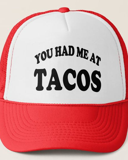 Gorra Unisex - You Had Me At Tacos - Tienda Nébula