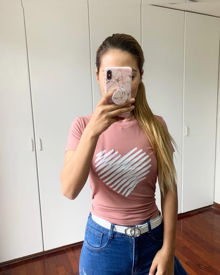 Polo Barú - Corazon Rasgado - Rosado