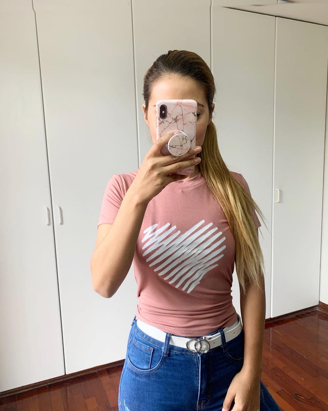 Polo Barú - Corazon Rasgado - Rosado