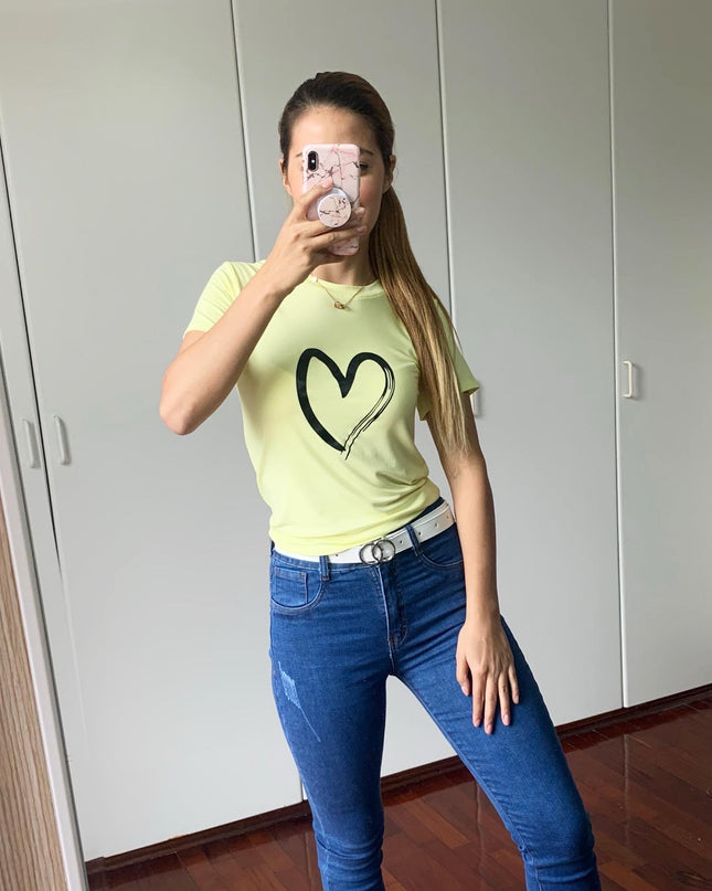 Polo Barú - Corazon— Amarillo