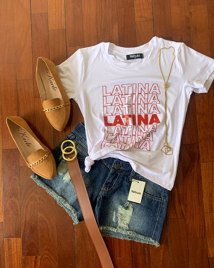 Polo Barú - Latina - Blanco