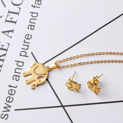 Set Collar Elefante
