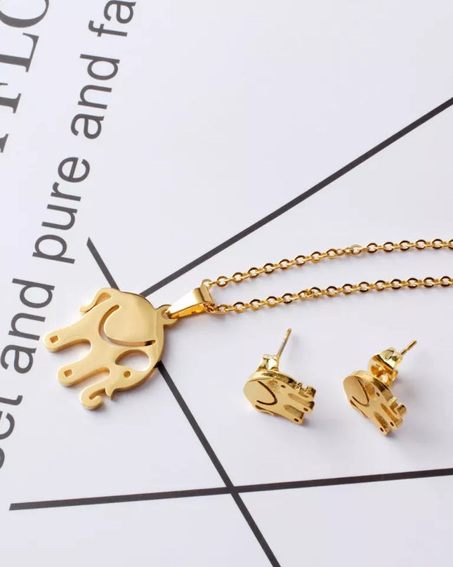 Set Collar Elefante
