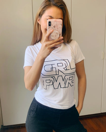 Polo Barú - GRL PWR - Blanco