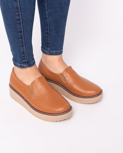 Mocasin Ferrara - Camel - Tienda Nébula