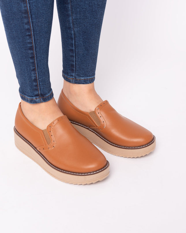 Mocasin Ferrara - Camel - Tienda Nébula