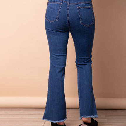 Pantalón Acampanado 4.0 - Azul Rasgado - Tienda Nébula