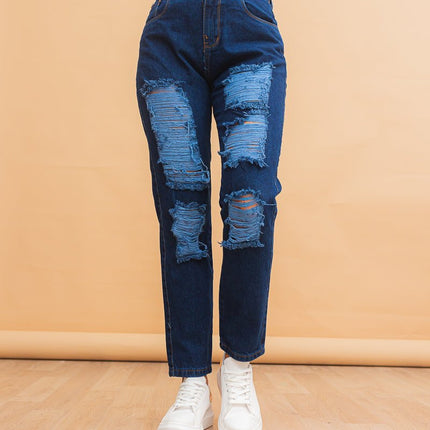 Pantalon Boyfriend 3.0 - Azul Cristal - Tienda Nébula