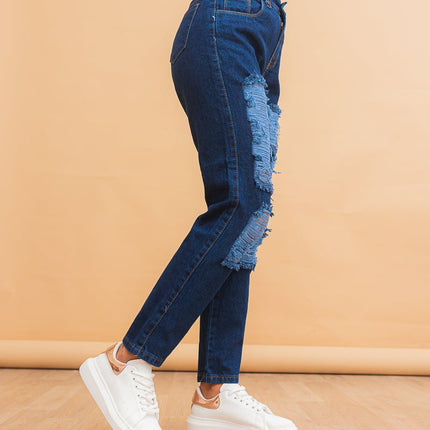 Pantalon Boyfriend 3.0 - Azul Cristal - Tienda Nébula