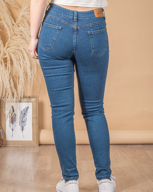 Pantalón Skinny 5.0 - Maiz Claro - Tienda Nébula
