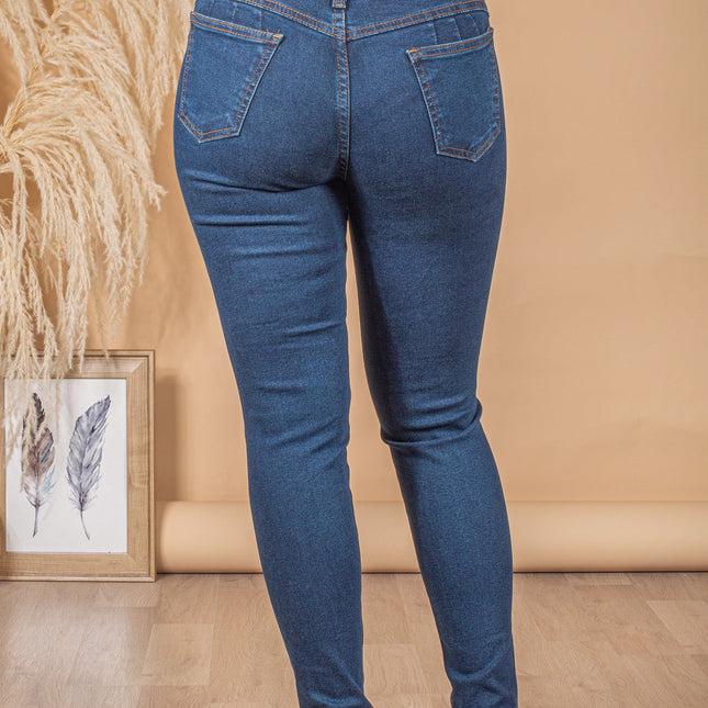 Pantalón Skinny 5.0 - Maiz Oscuro - Tienda Nébula