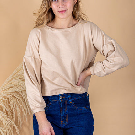 Polera Ayris - Beige - Tienda Nébula