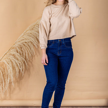 Polera Ayris - Beige - Tienda Nébula