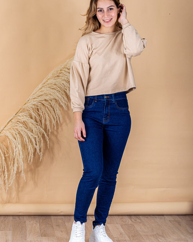 Polera Ayris - Beige - Tienda Nébula
