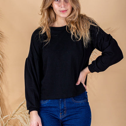 Polera Ayris - Negro - Tienda Nébula