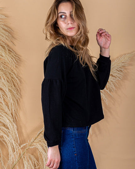 Polera Ayris - Negro - Tienda Nébula