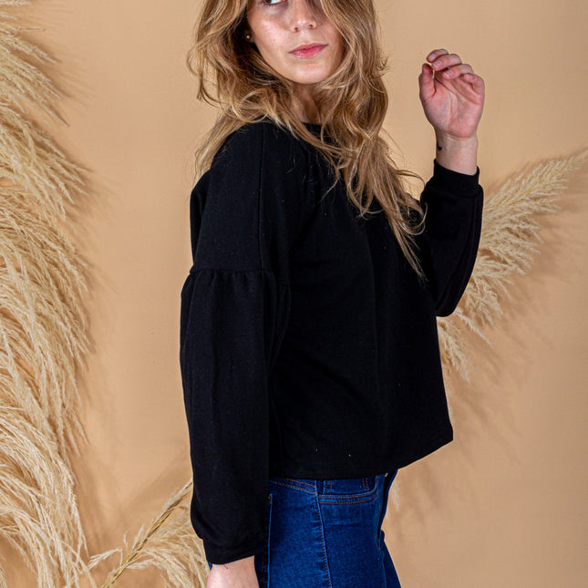 Polera Ayris - Negro - Tienda Nébula