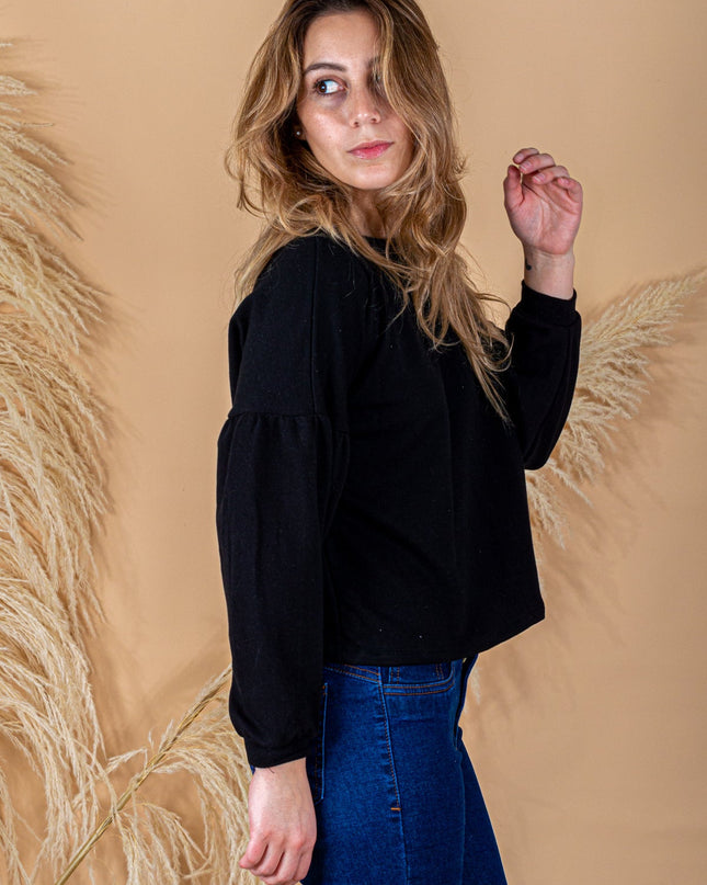 Polera Ayris - Negro - Tienda Nébula