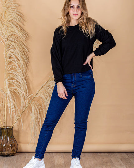 Polera Ayris - Negro - Tienda Nébula