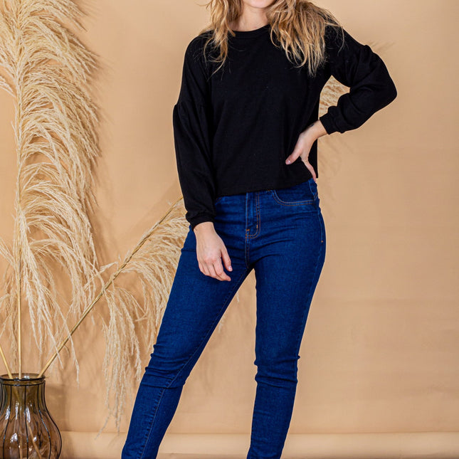 Polera Ayris - Negro - Tienda Nébula