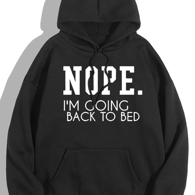 Polera Hombre - Nope. I'm Going Back To Bed - Tienda Nébula