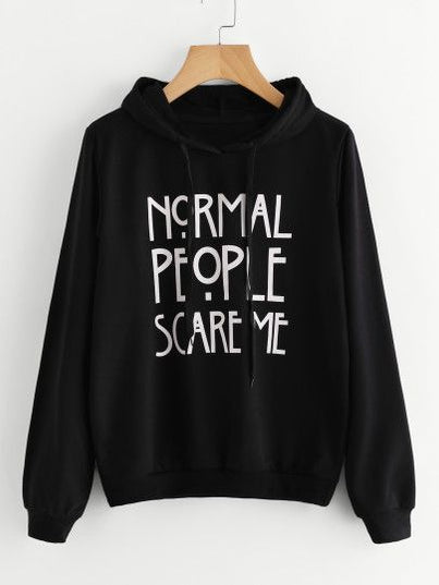 Polera Hombre - Normal People Scare Me - Tienda Nébula