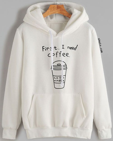 Polera Mujer - First i need cofee - Tienda Nébula