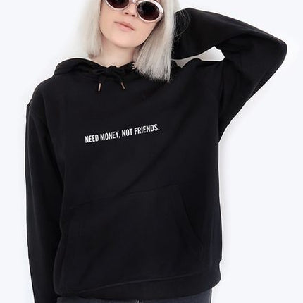 Polera Mujer - Need Money, Not Friends - Tienda Nébula
