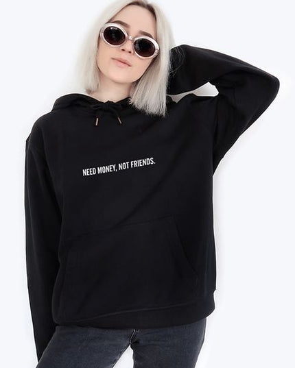 Polera Mujer - Need Money, Not Friends - Tienda Nébula