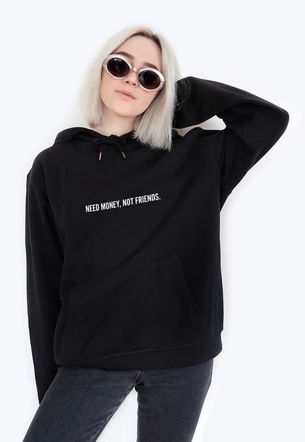 Polera Mujer - Need Money, Not Friends - Tienda Nébula