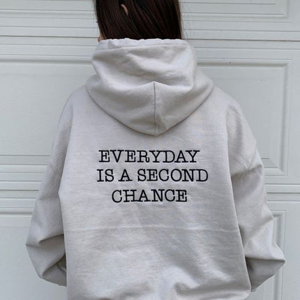 Polera Personalizada - Everyday Is A Second Chance - Tienda Nébula