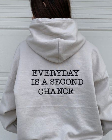 Polera Personalizada - Everyday Is A Second Chance - Tienda Nébula