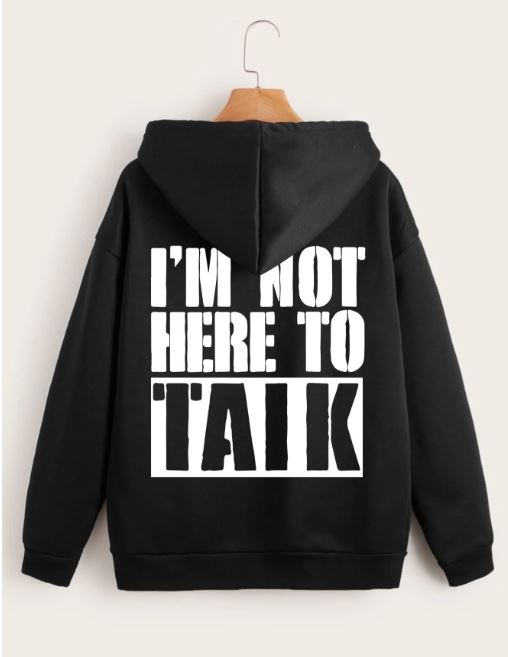 Polera Personalizado - I´m Not Here To Talk - Tienda Nébula