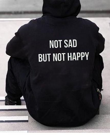Polera Personalizado - Not Sad, But Not Happy - Tienda Nébula