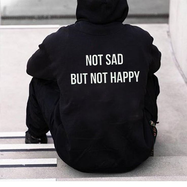 Polera Personalizado - Not Sad, But Not Happy - Tienda Nébula