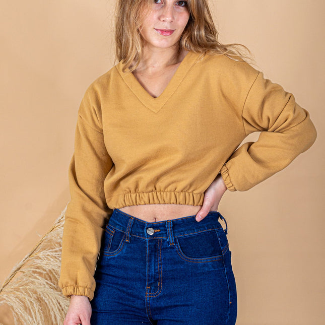 Polera Selina - Camel - Tienda Nébula