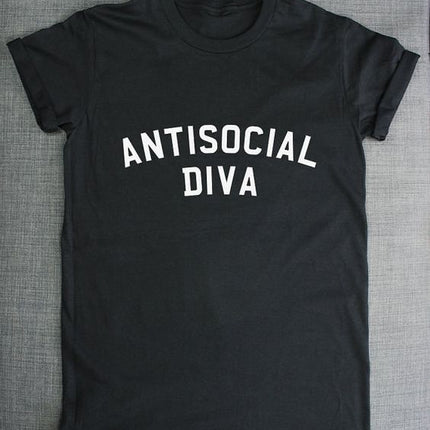 Polo Personalizado - Antisocial Diva - Tienda Nébula