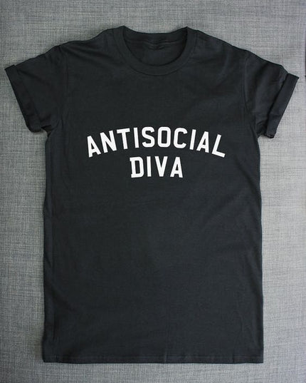 Polo Personalizado - Antisocial Diva - Tienda Nébula