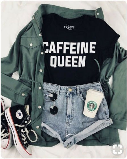 Polo Personalizado - Caffeine Queen - Tienda Nébula
