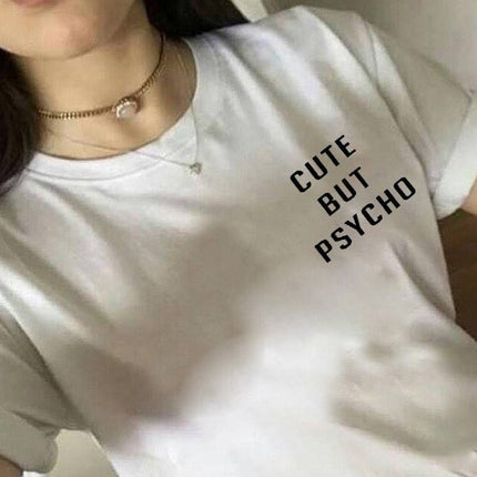 Polo Personalizado - Cute but psycho - Tienda Nébula