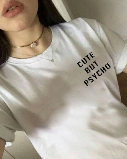 Polo Personalizado - Cute but psycho - Tienda Nébula