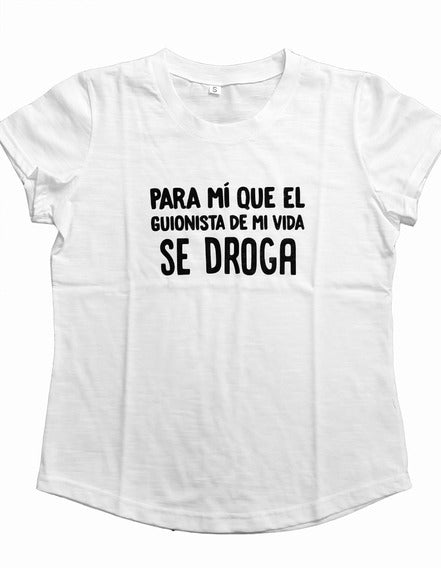 Polo Personalizado - El Guionista De Mi Vida Se Droga - Tienda Nébula